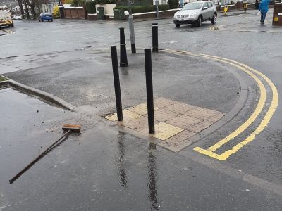 Security Bollards - Sainsbury's